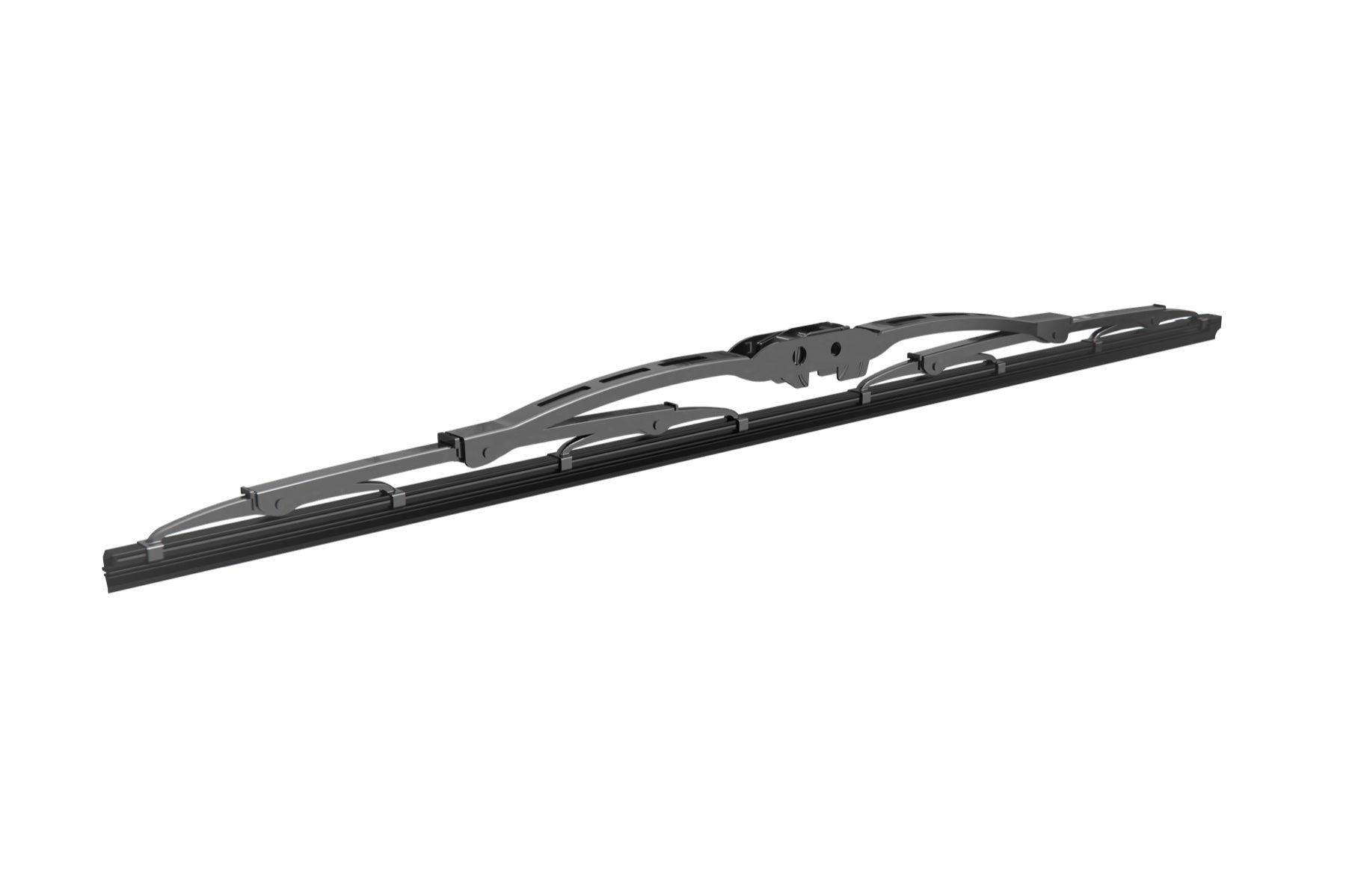 Original 818 engineering render showing the jointed steel bridge structure and blade supports