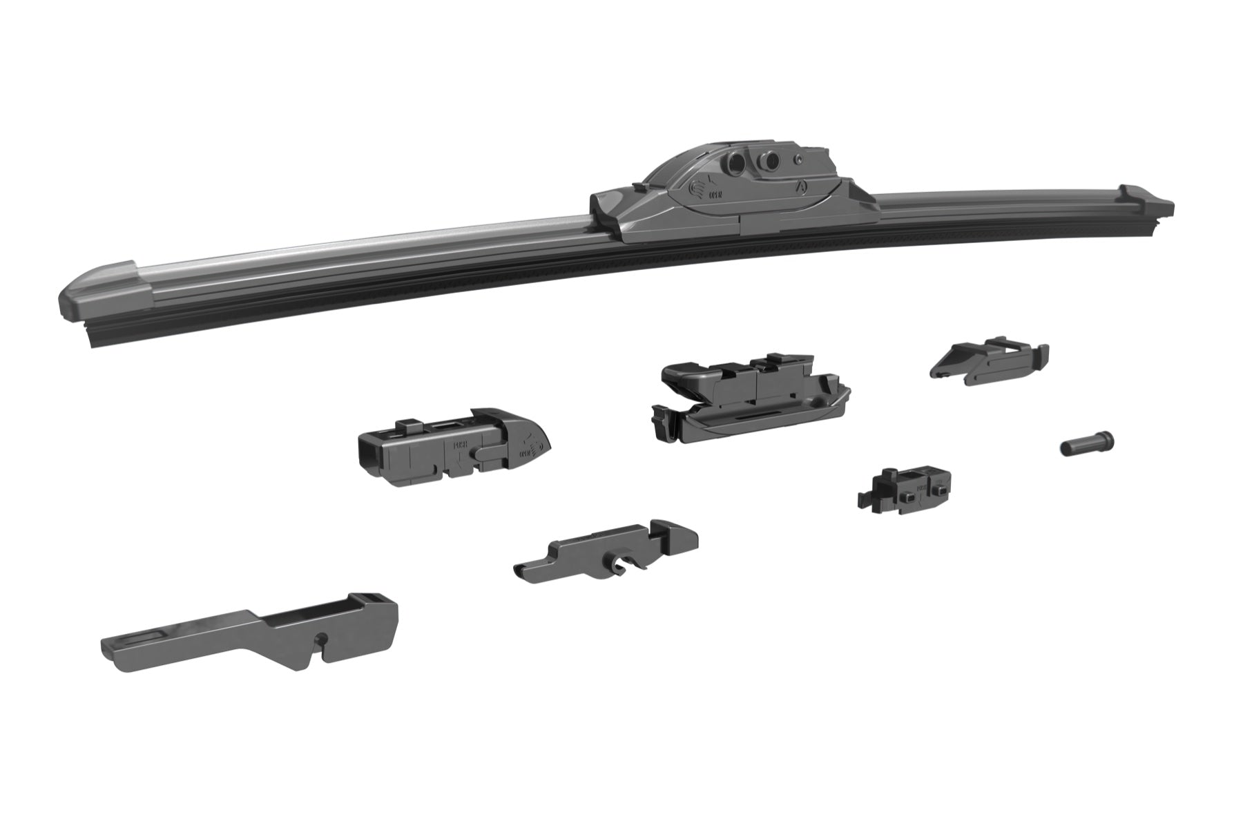 Original 799 engineering render showing the low-profile beam body and connector options